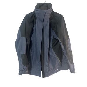 L.L Bean‎ Women’s Large Hooded Rain Coat Waterproof Zip Up